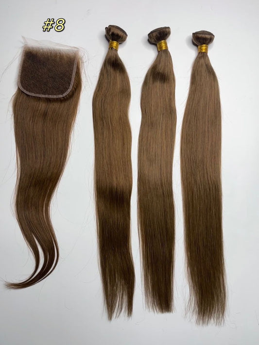 Virgin Light Brown Bundles