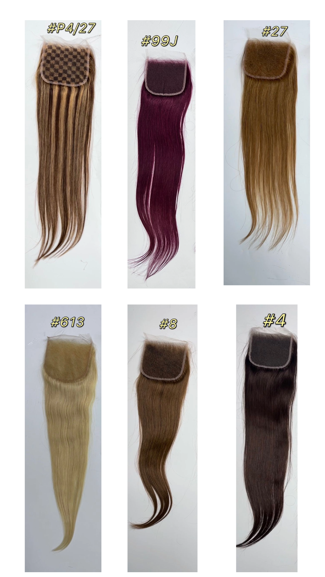 Colored HD Closure